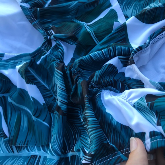 JUST IN  ♡ RIO Palm Print Swimsuit - Picture 7 of 8